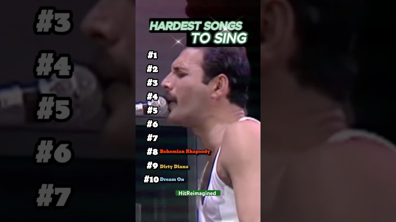 Top 10 Hardest Songs to Sing 🎤