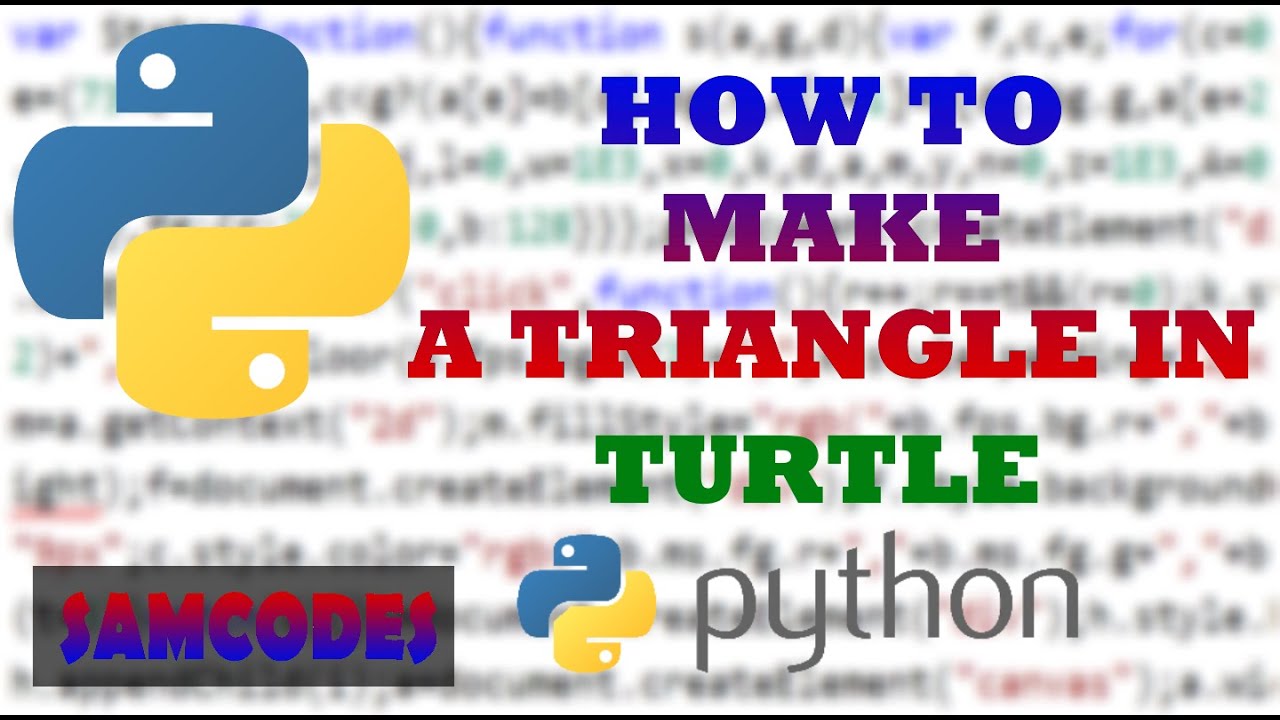 Creating a Triangle with Turtle Graphics in Python