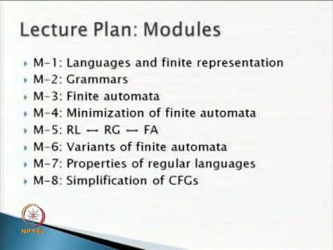 Mod-01 Lec-01 Introduction