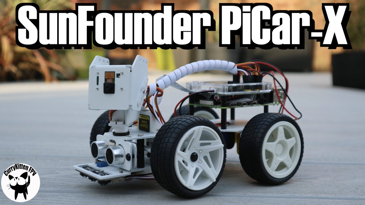 PiCar-X: Raspberry Pi Robot Car by SunFounder 🚗