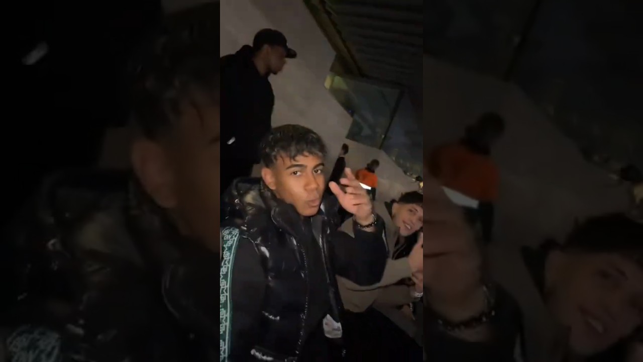 Lamine Yamal en concierto de Morad 🎶