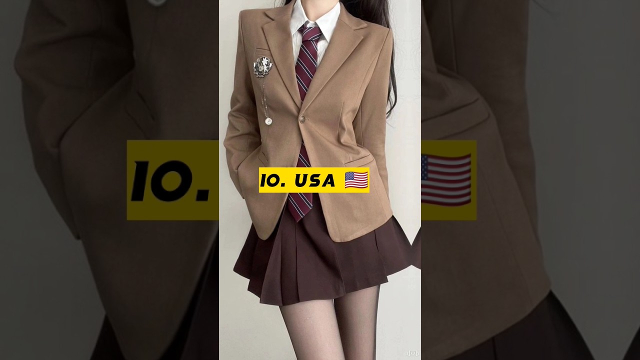 Top 10 Countries with the Most Stylish School Uniforms 😱