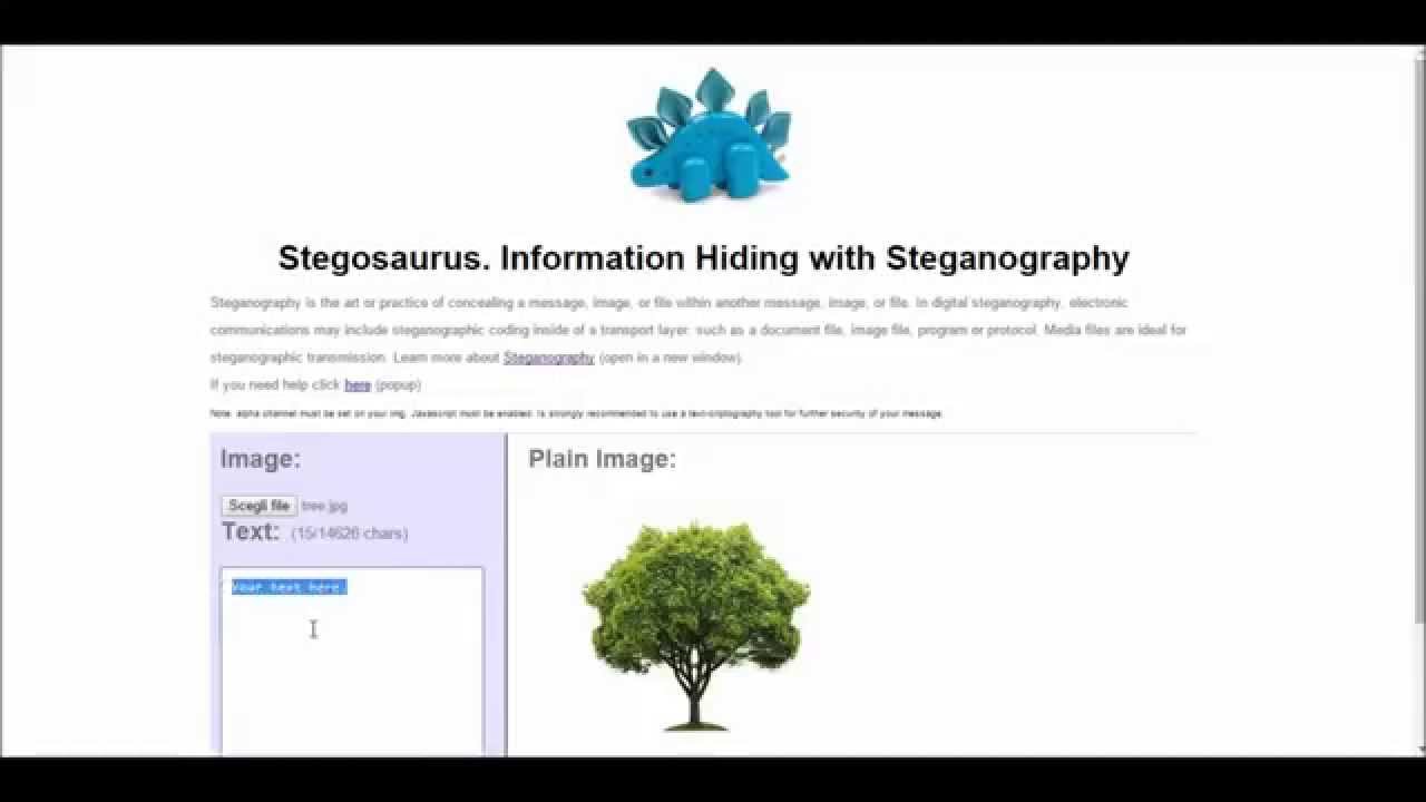 Stegosaurus: Easy Web-Based Steganography Tool – Step-by-Step Tutorial 🦕