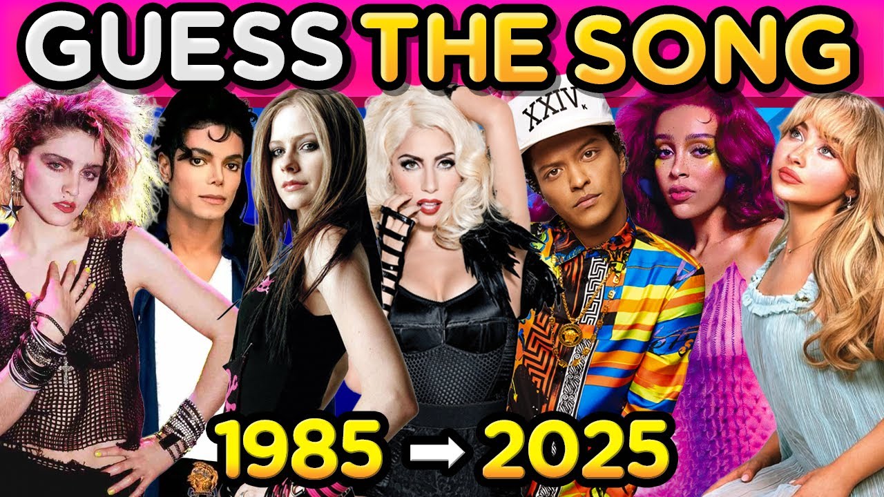 Guess the Song: 1985–2025 🎶 One Hit Per Year