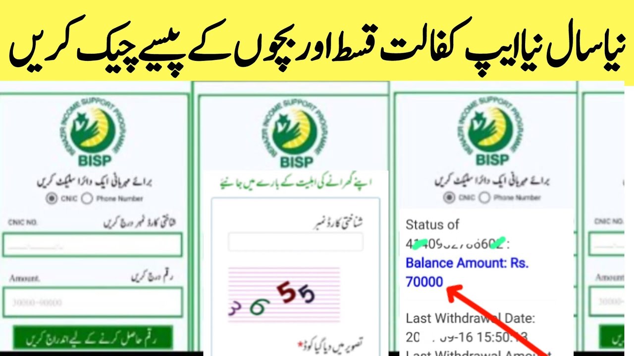 Benazeer Income Spot Program & BISP Payment Check 2026