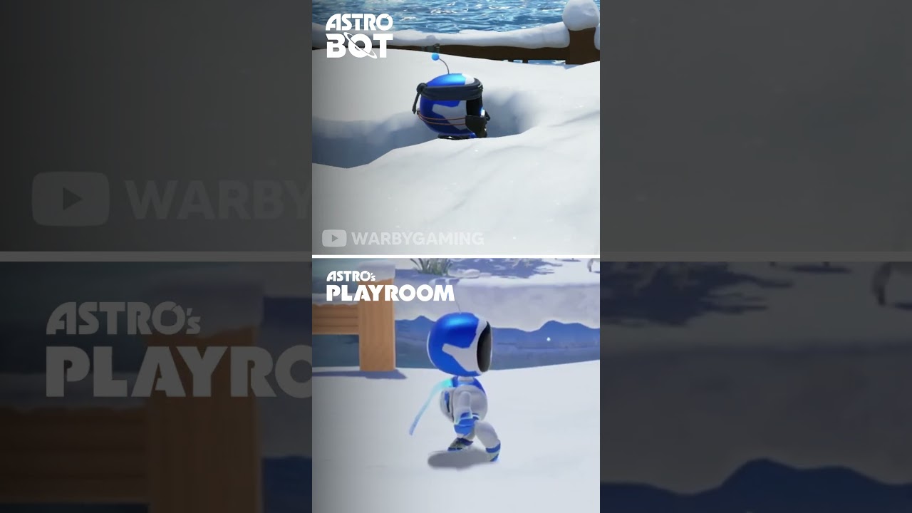 Astro Bot vs Astro's Playroom: Snow Physics Showdown ❄️