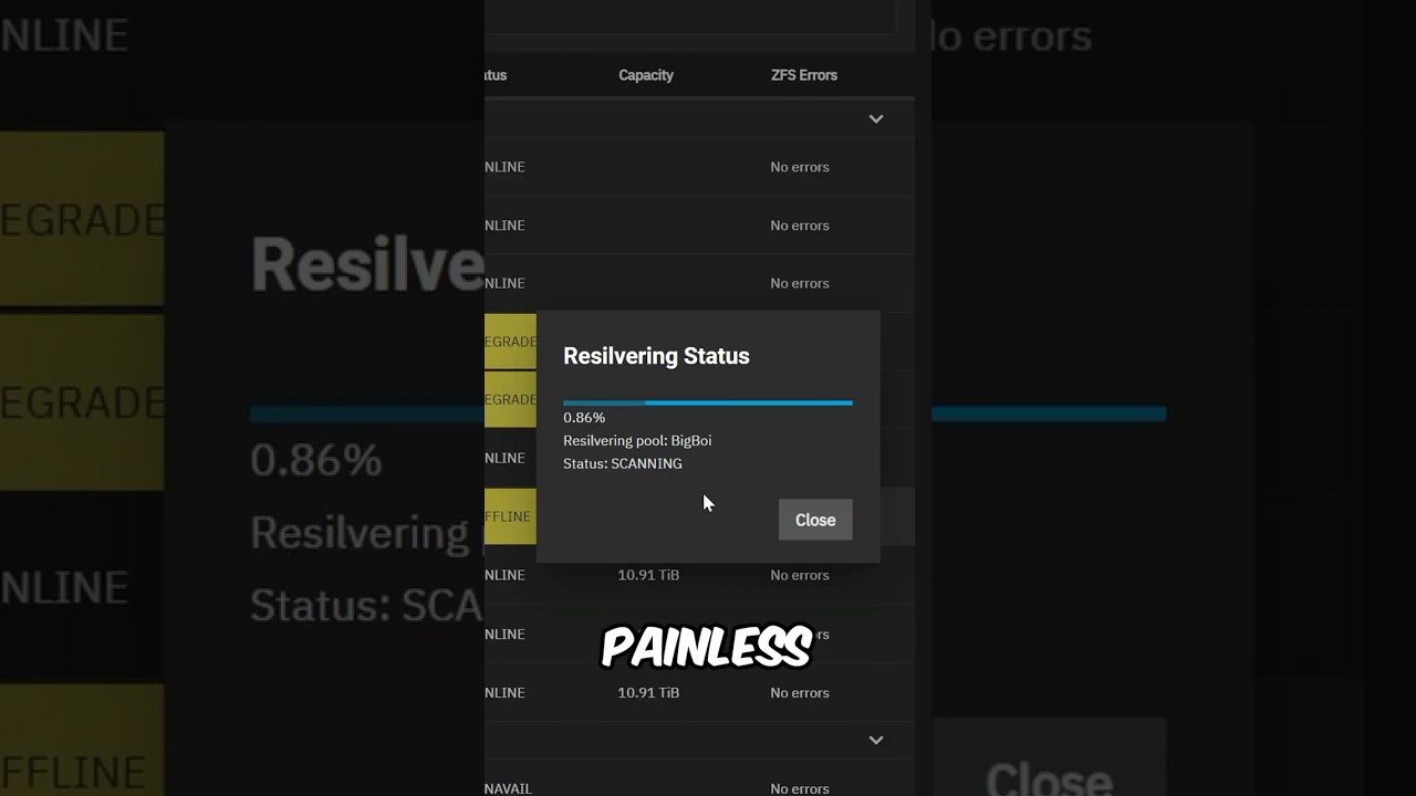 Replacing My Dying Drive in TrueNAS 🛠️