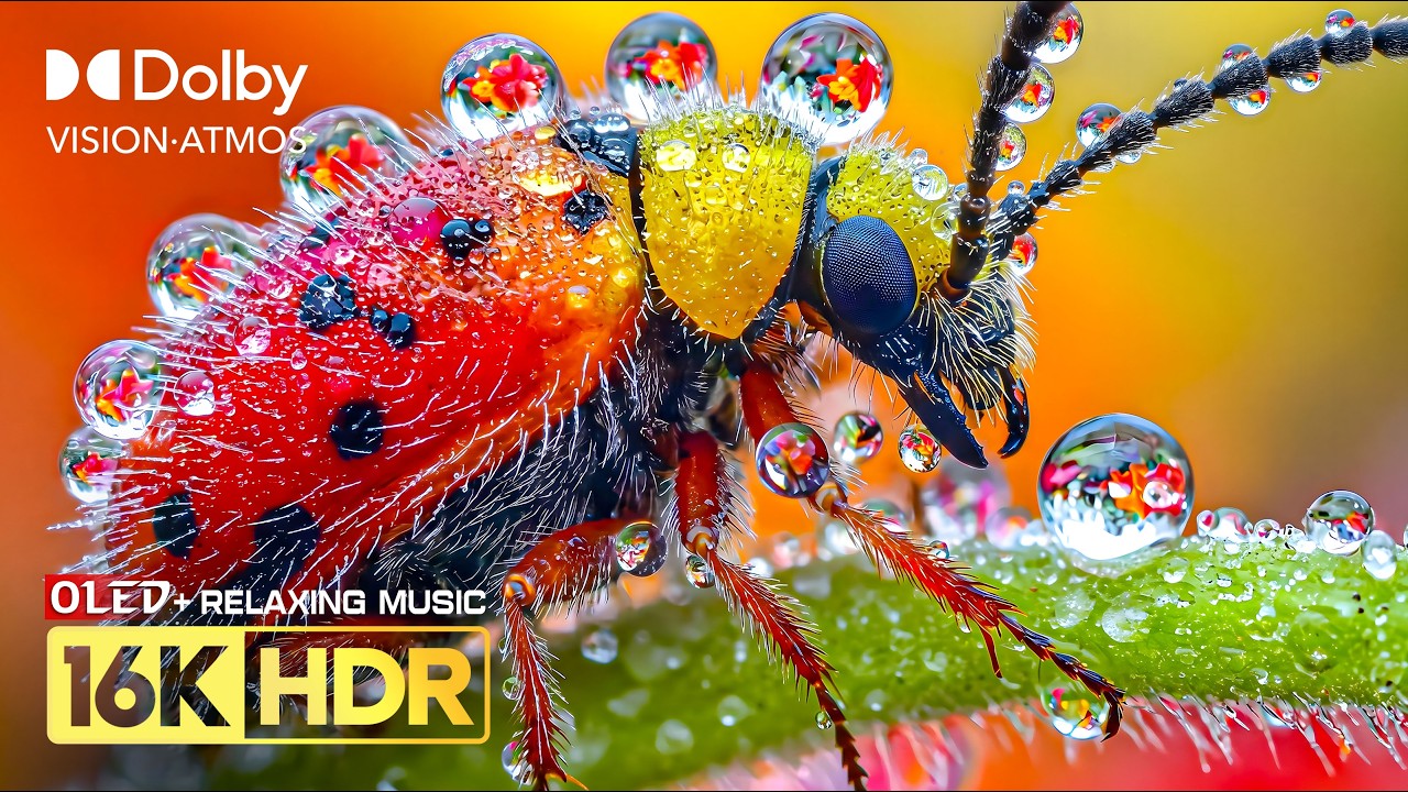 Impossible OLED HDR Quality | 16K Dolby Vision 120fps | Nature Relax (8K/4K Video TV)