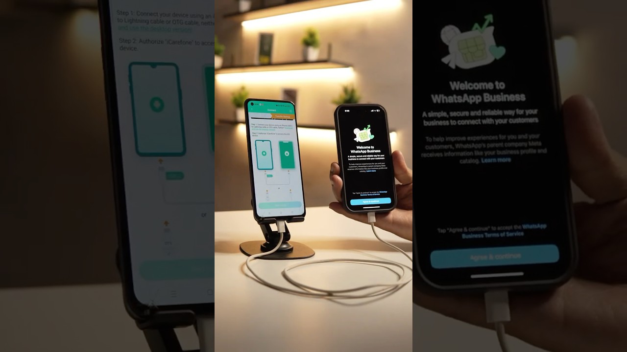 Transfer WhatsApp from Android to iPhone Easily 📱