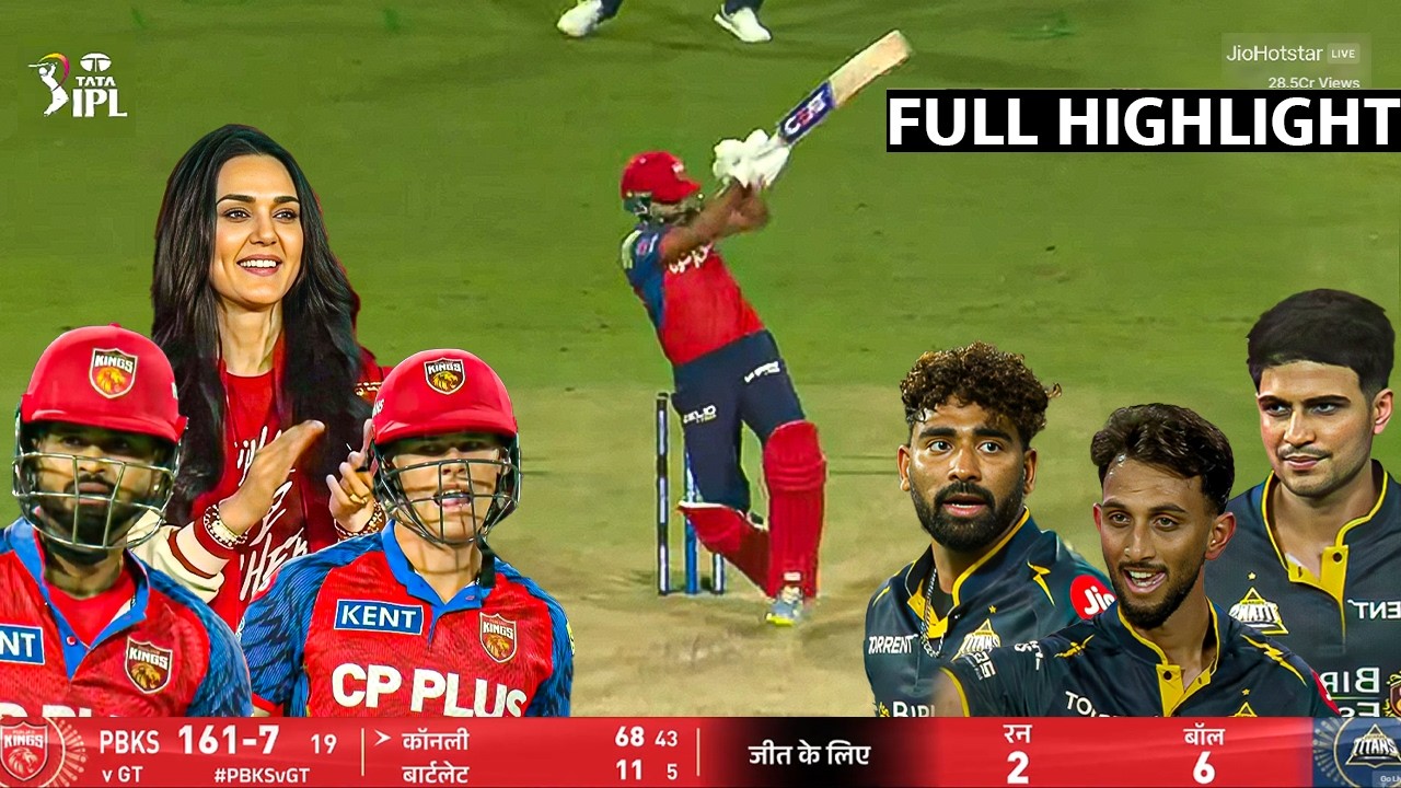 PBKS vs GT IPL 2026 Full Highlights | Punjab Kings vs Gujarat Titans IPL 2026 Full Highlights