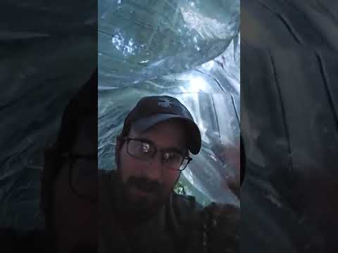 Hiding from thermal imaging device with a space blanket