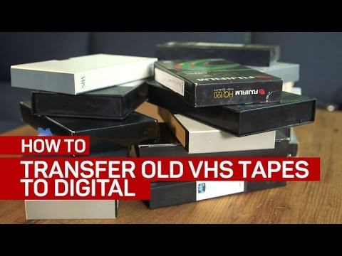 Convert your VHS tapes into digital files
