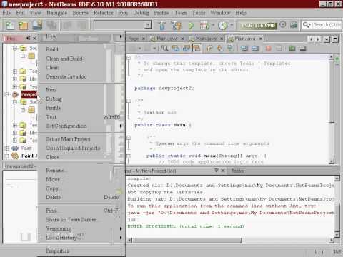 2 - Java Programming - Netbeans Project Directory File Structure