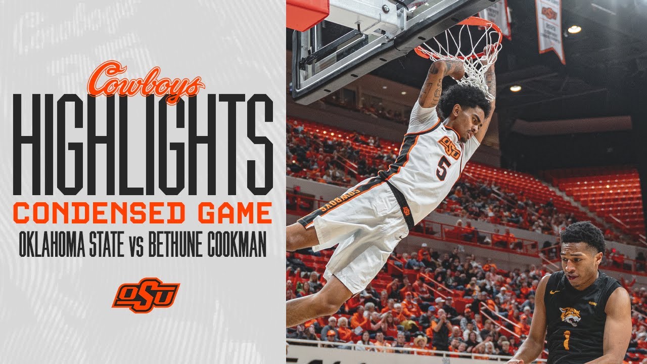 Oklahoma State Beats Bethune Cookman 103-77 🏀