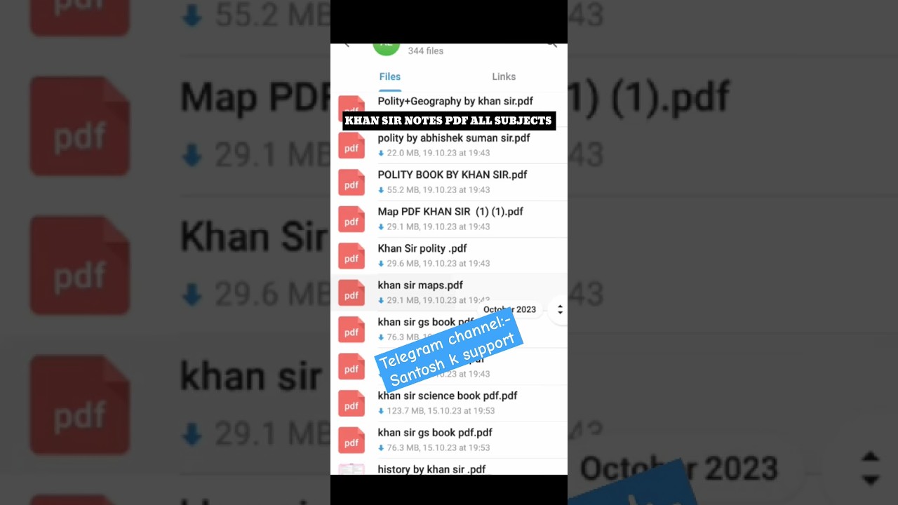 Khan Sir All Subject PDFs Free Download | Complete Notes for 2024 π