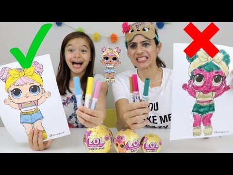 COLORINDO COM 3 CORES!!! ★ Edição LOL SURPRESA!!!! ★ (3 Marker Challenge!!!)