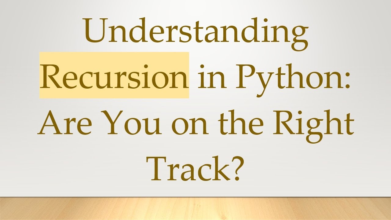 Master Recursion in Python: A Clear Step-by-Step Guide 🐍