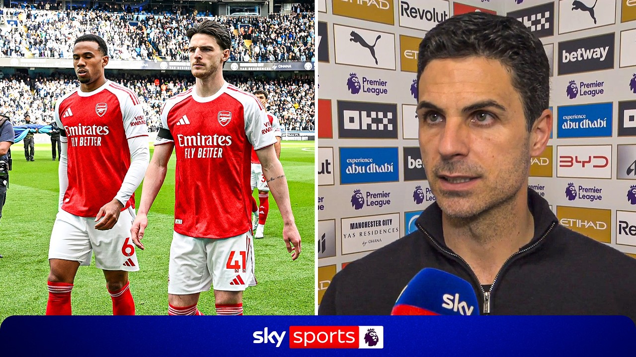"Arsenal have full belief" | Mikel Arteta's post-match reaction as Arsenal lose to Man City