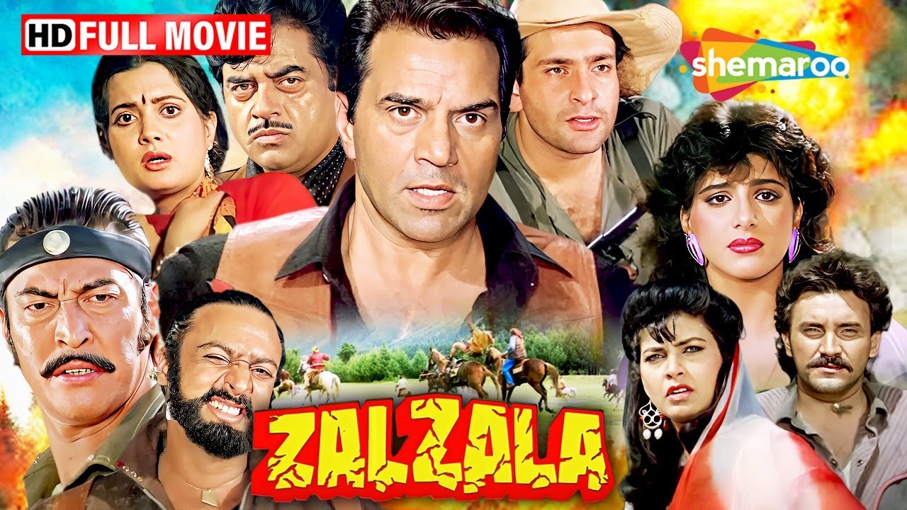 शिव मंदिर में छिपा खजाना | Zalzala (Full Action Movie) Dharmendra & Shatrughan Sinha 🪙