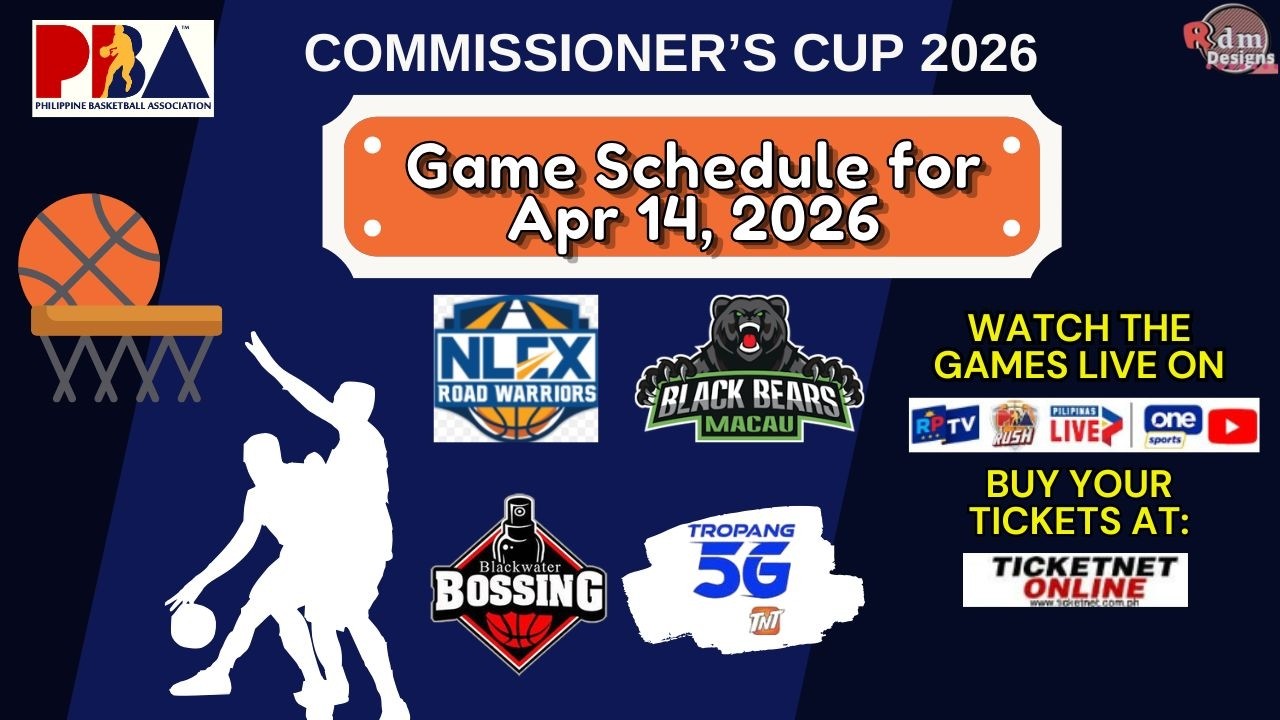 Pba Game Schedule of the Day | Apr 14, 2026 | Commissioner's Cup 2026 | ELIMINATION