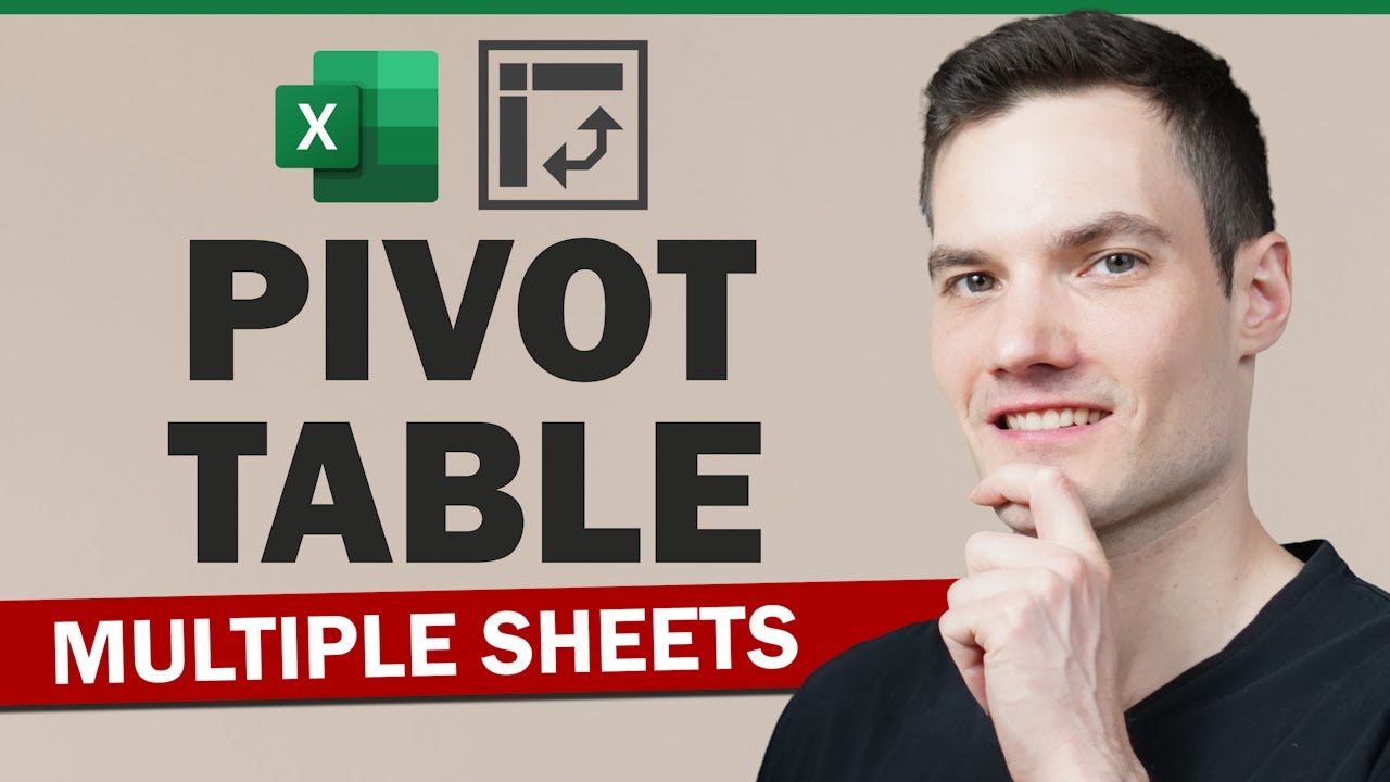 Create Pivot Tables from Multiple Sheets in Excel
