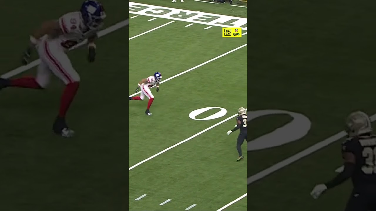 Theo Johnson Scores His Second Touchdown of the Game! 🏈 | Giants vs Saints