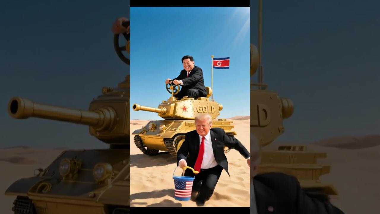 Gold Race Duel: Trump vs Kim Jong 🤣