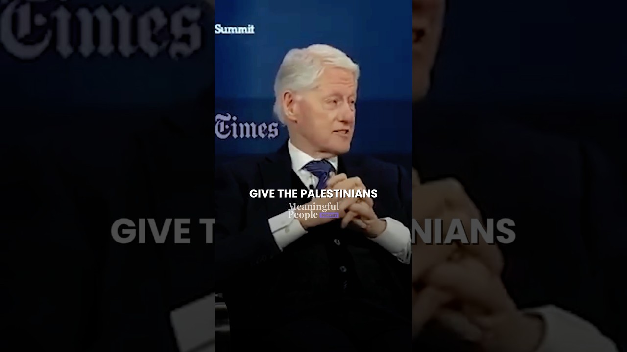Bill Clinton Breaks Down in Tears Over Israel-Palestine Conflict 😢