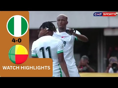NIGERIA VS BENIN(4-0)-WORLD CUP QUALIFIERS-GOALS&HIGHLIGHTS