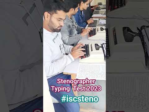 Stenographer Typing Test Practice #iscsteno #sscsteno #stenographer #shortfeed