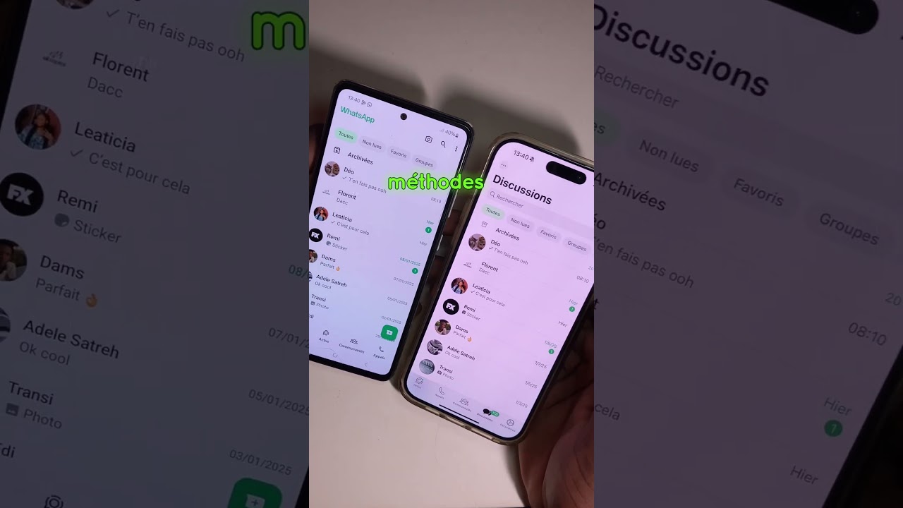 Transférer WhatsApp d'Android à iPhone 📱
