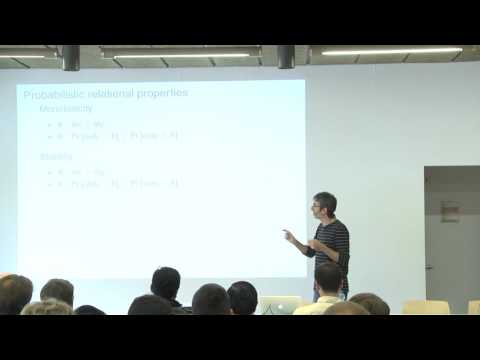 Relational Program Verification and Probabilistic Couplings - Gilles Barthe