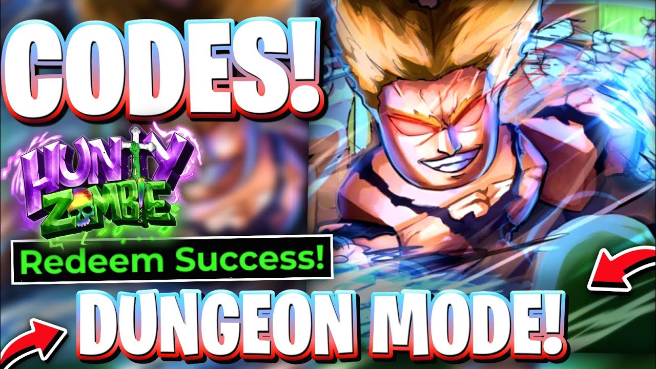 ⚡DUNGEON UPDATE! ROBLOX HUNTY ZOMBIE CODES! DUNGEON RAID MODE UPDATE CODES FOR HUNTY ZOMBIE