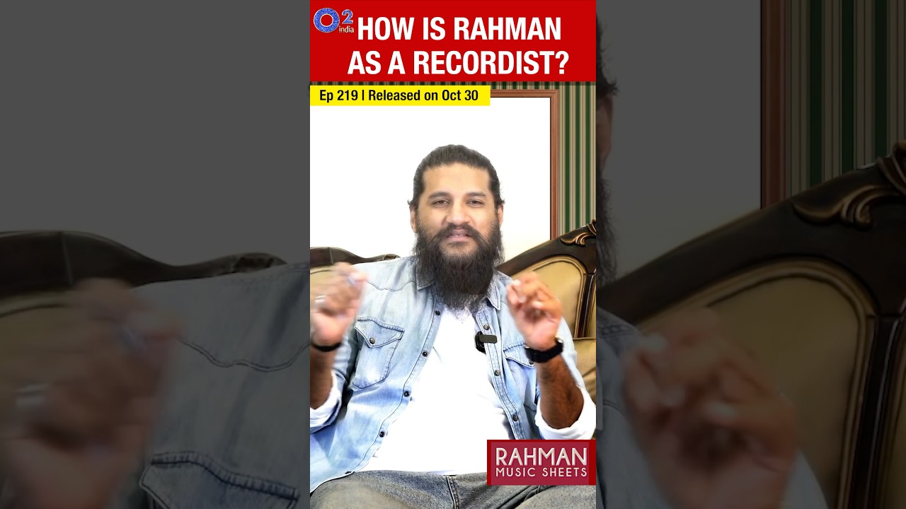 Discover How @ARRahman Records Stands Out 🎶 | Vijay Yesudas on Rahman’s Music Sheets