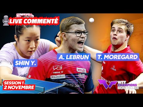 WTT Champions Montpellier : LES 1/2 FINALES AVEC ALEXIS LEBRUN 🎙️ Laura Pfefer et Florian Marlière