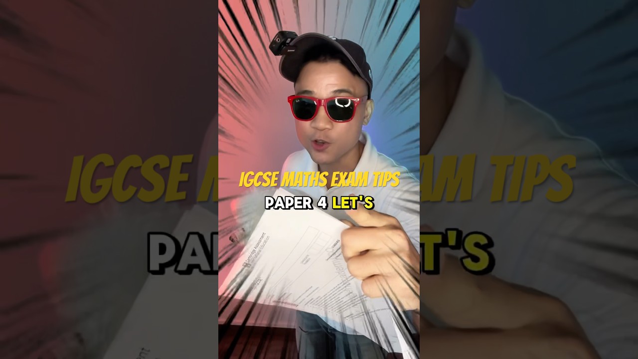 Tips for Success in 0580 IGCSE Maths (Extended) Paper 4