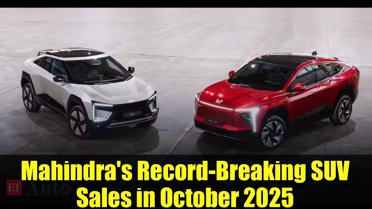 Mahindra Celebrates Record SUV Sales in October 2025 π
