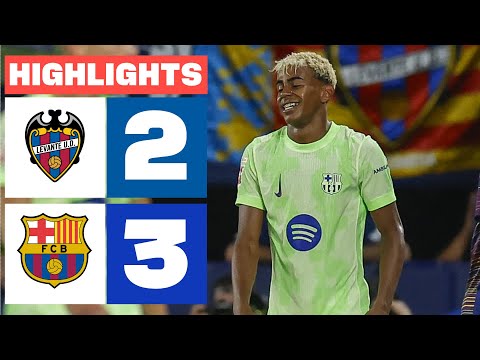 LEVANTE UD 2 - 3 FC BARCELONA | RESUMEN LALIGA EA SPORTS