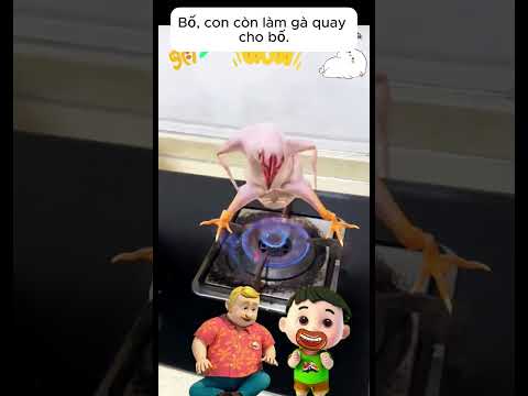 Đầu To làm máy tập thể dục cho bố giảm cân #HoatHinhChoBe #CuoiVuiCungBe #TruyenCuoi #Shorts