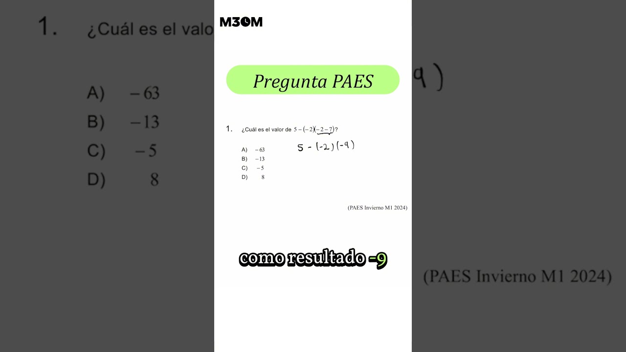 Prepárate para la PAES 2024 con M30M 🚀