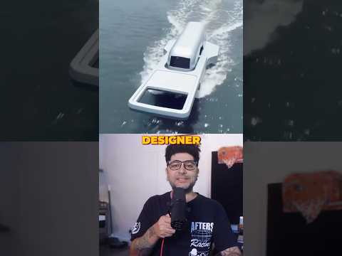 A Japanese designer boat that looks like a zipper