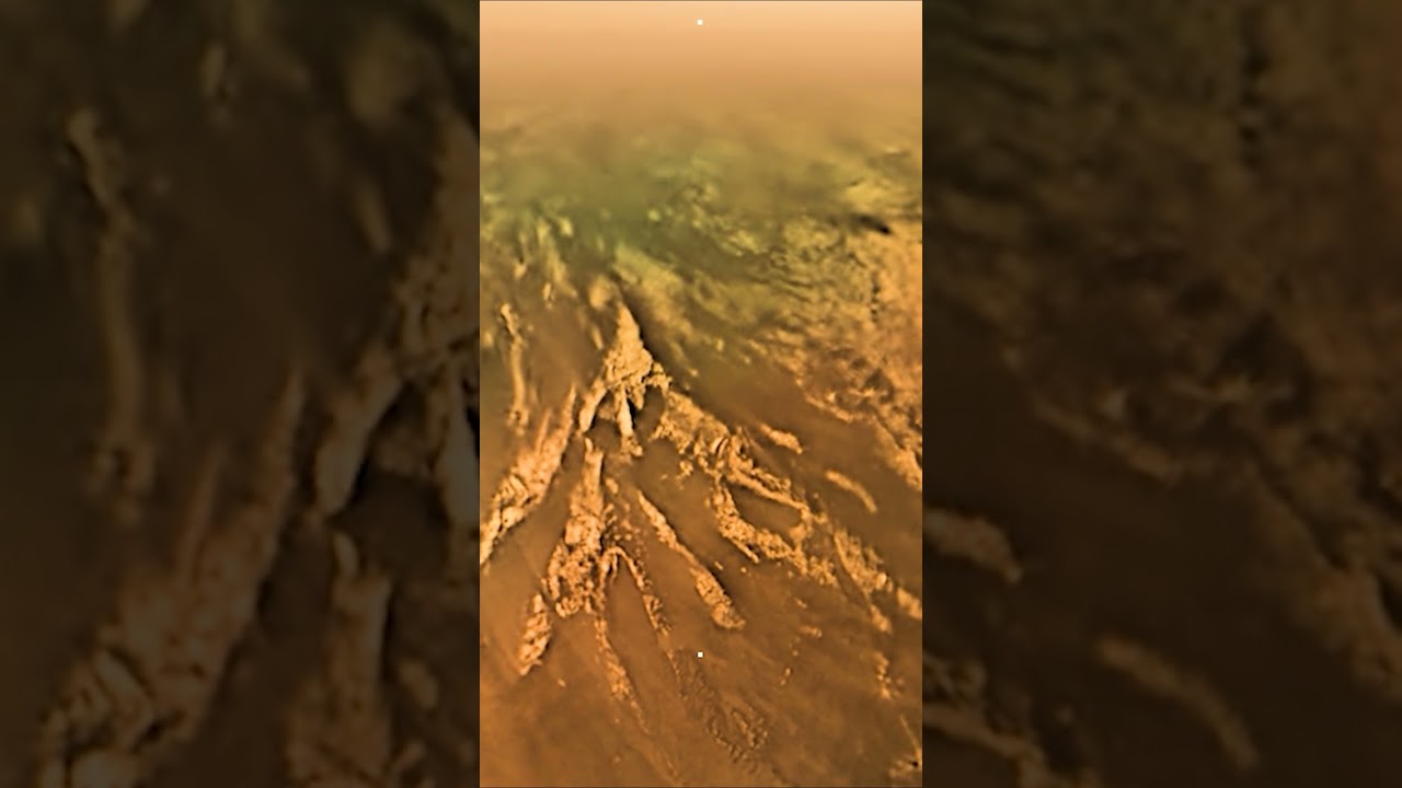 Real Footage of Landing on Titan, Saturn’s Largest Moon 🌌