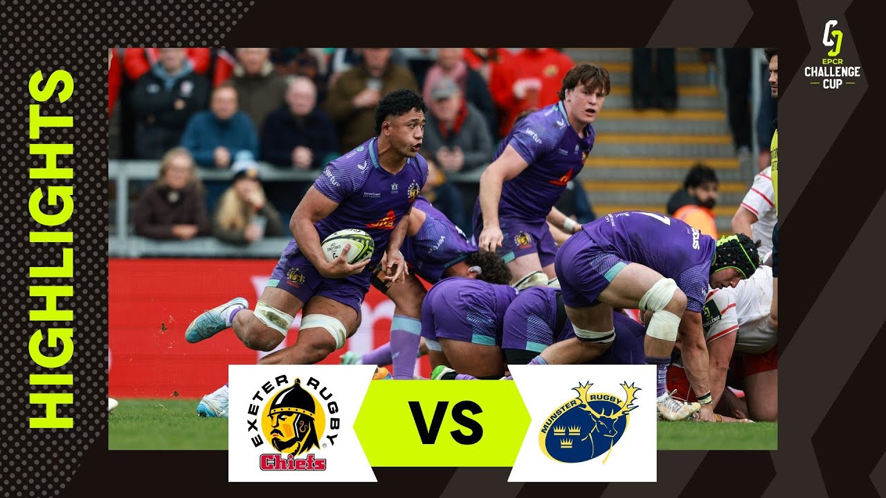 Exeter Chiefs Win! 🔥 EPCR Challenge Cup Highlights