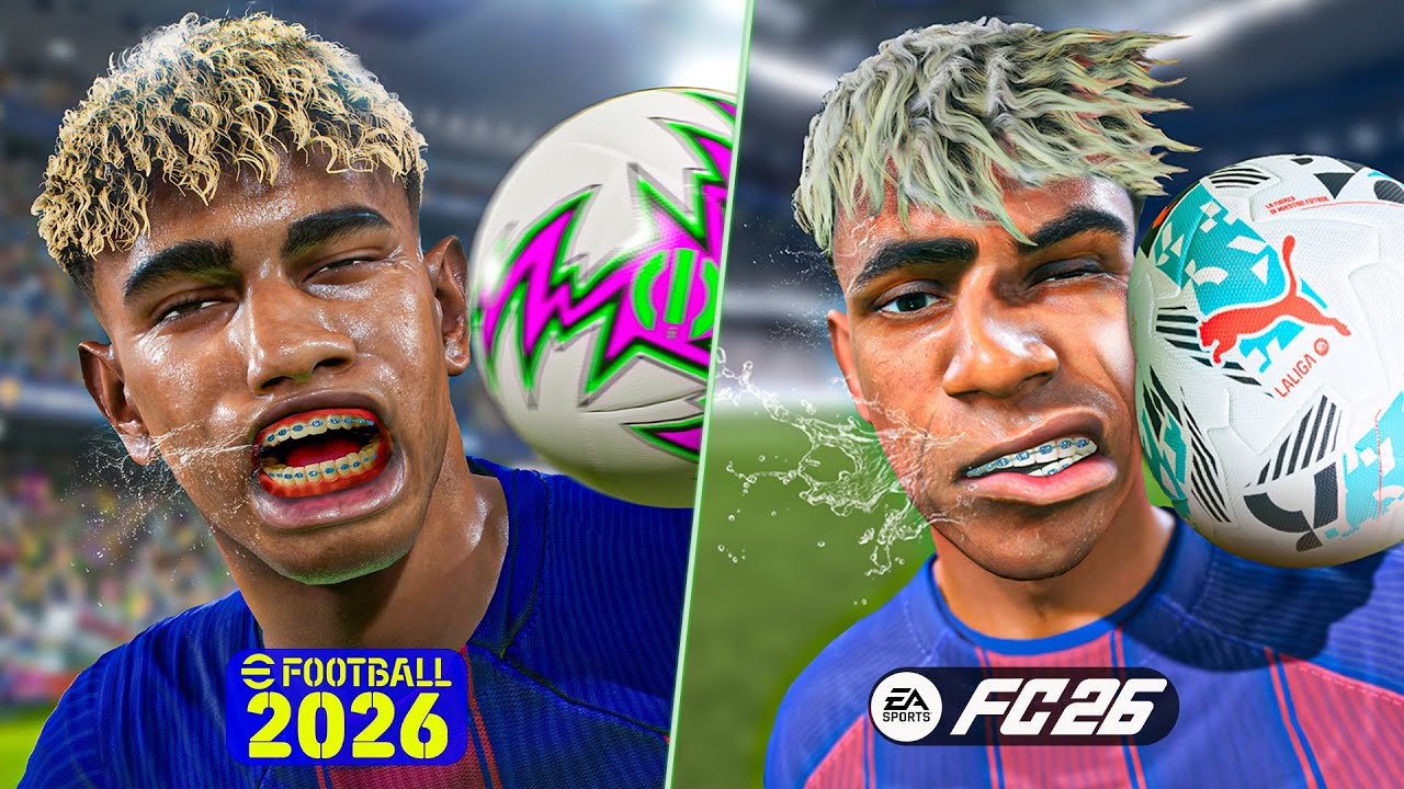 FC 26 vs eFootball 2026: Graphics & Gameplay Comparison