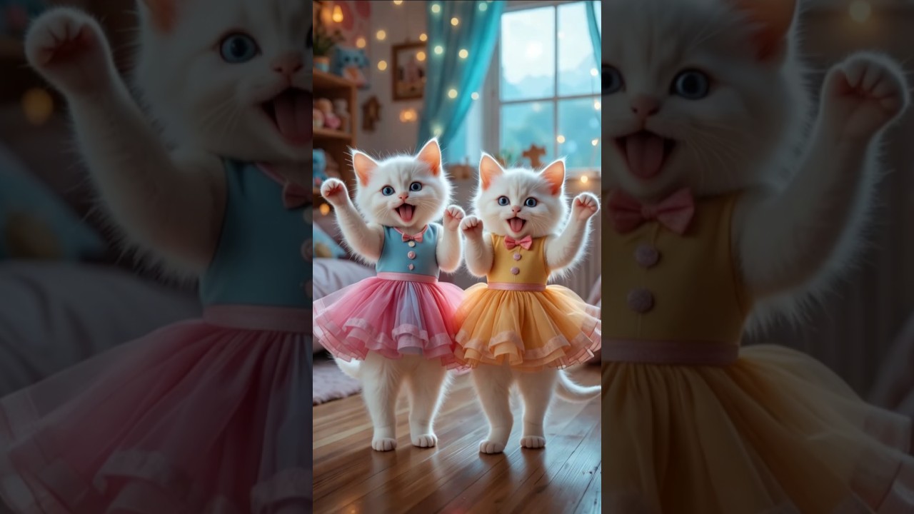 Adorable Cats Dancing to Hit Song π» | Must-See Cat Shorts!