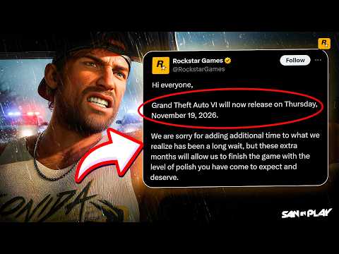 🚨GTA 6 é ADIADO NOVAMENTE pela ROCKSTAR... (Veja a Nova Data) #gta6