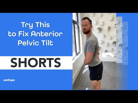 Try This 1 Movement to Fix Anterior Pelvic Tilt #shorts