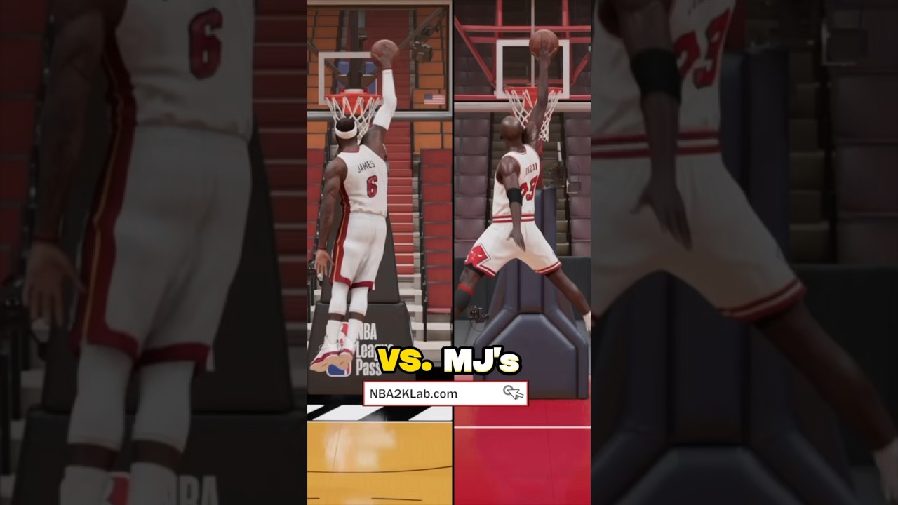 NBA 2K23 Top Dunk Packages: Jordan vs LeBron 🏀