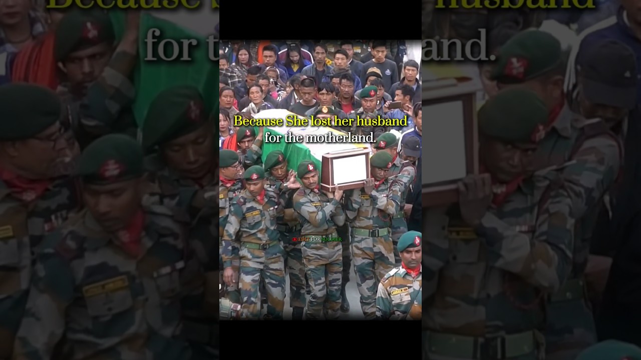 Wife of Martyr 💔 | Indian Army Tribute