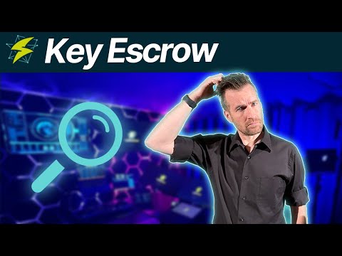 Foundations of Cryptography 5-5: Key Escrow